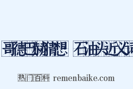哥德巴赫猜想·石油头近义词是什么意思的图片